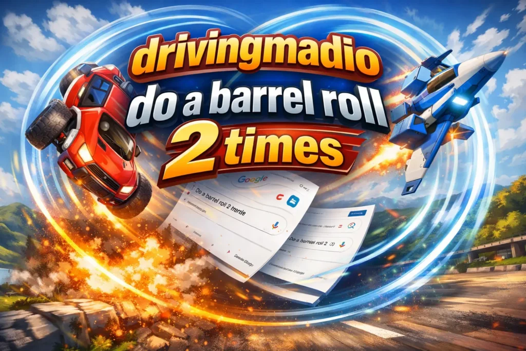 drivingmadio do a barrel roll 2 times